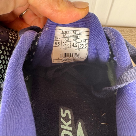 Brooks Ghost 14 Running Shoes Blue Green Women's Size 6.5 - Picture 4 of 6